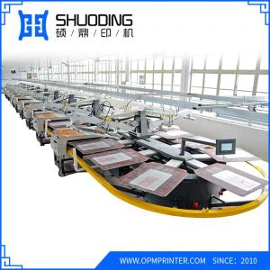 완전 자동 회전 스크린 인쇄기